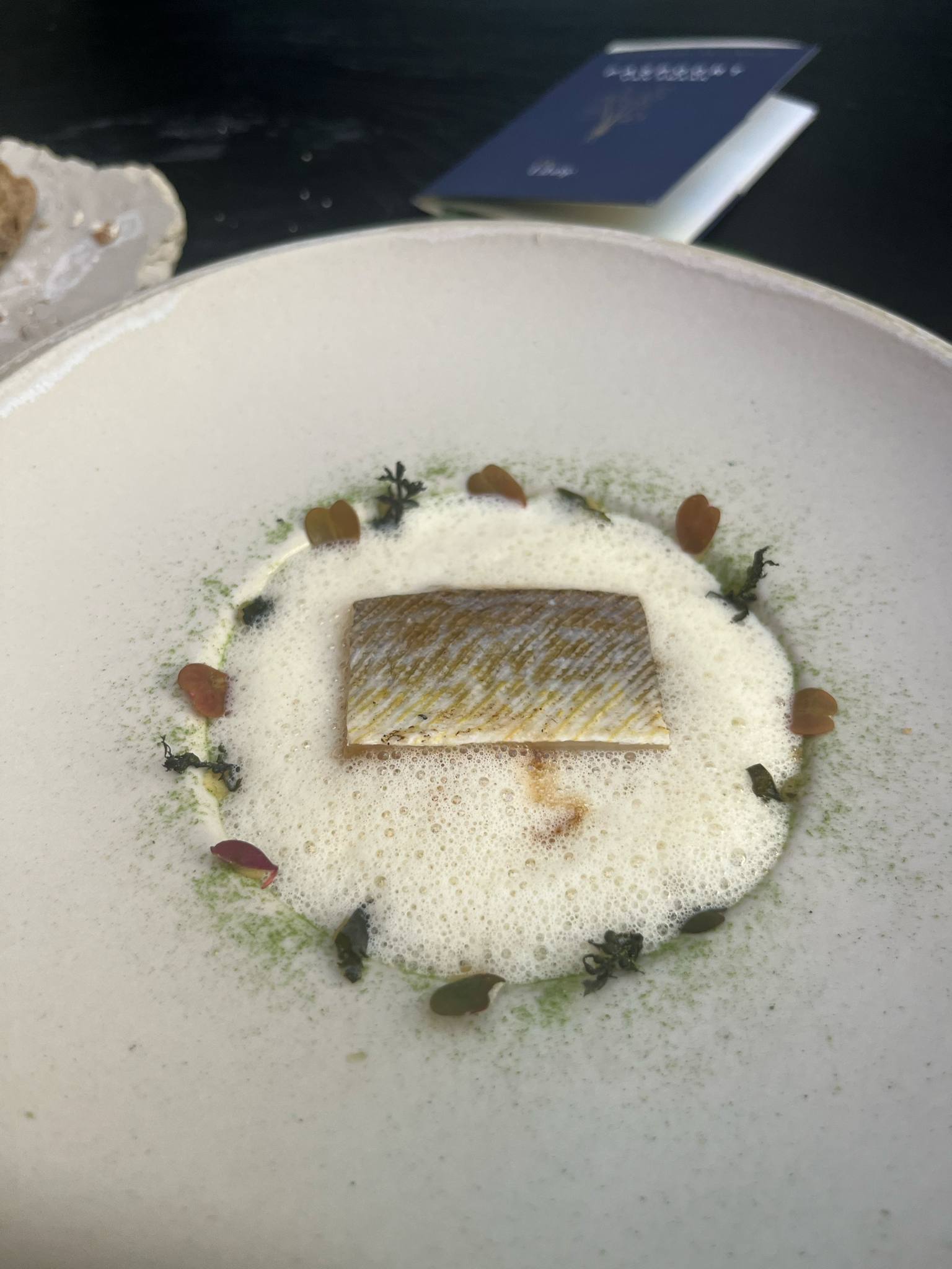 Weaver Fish in Jalapeno Foam